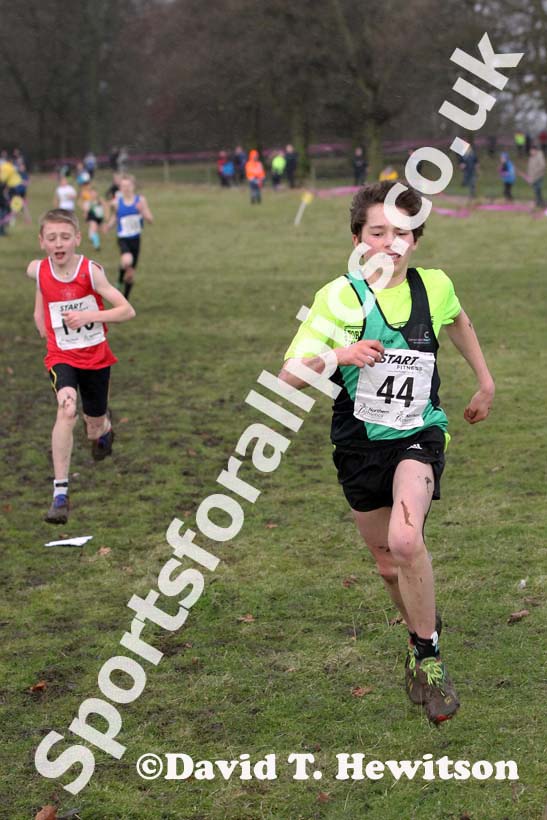 No 44 under-13 boys Northern Cross Country Champs, Knowsley Safari Park. Photo: David T. Hewitson/Sports for All Pics